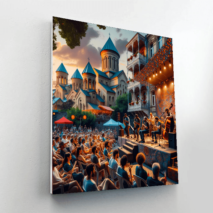 The Tbilisi Jazz Festival - Tbilisi, Georgia Paint By Color