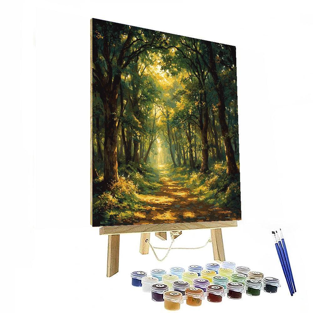 Rembrandt Inspired Baroque Forest Majesty  Paint By Numbers