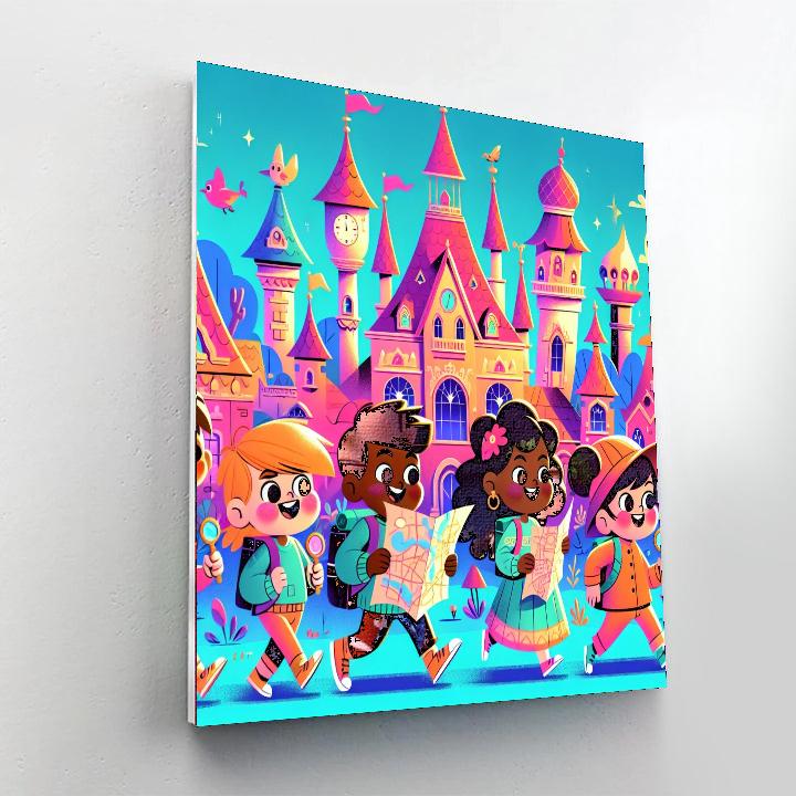 Fairy Tale Mystery Mansion Paint By Number