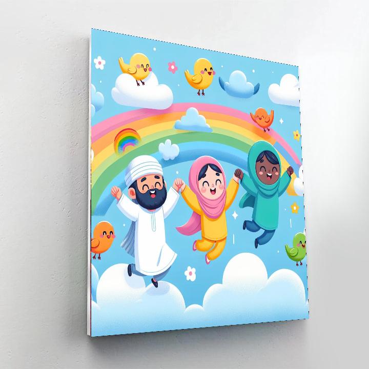 Fantasy Quest In The Clouds DIY Paint By Numbers