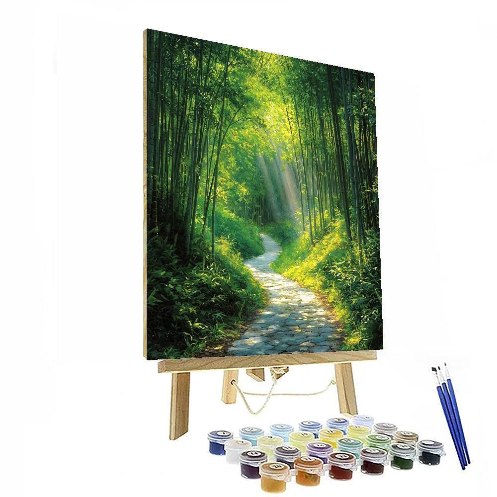 Bamboo Grove - Arashiyama Paint By Numbers