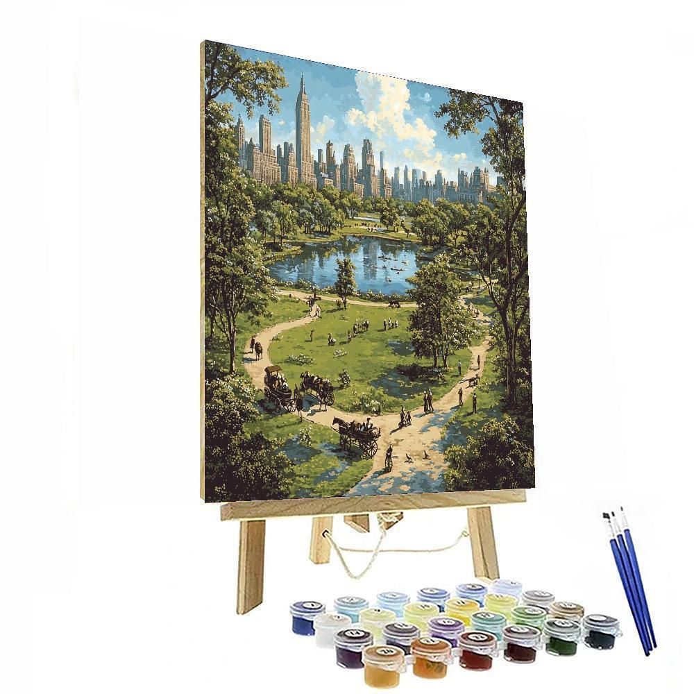 Central Park - New York City Painting Number Kit