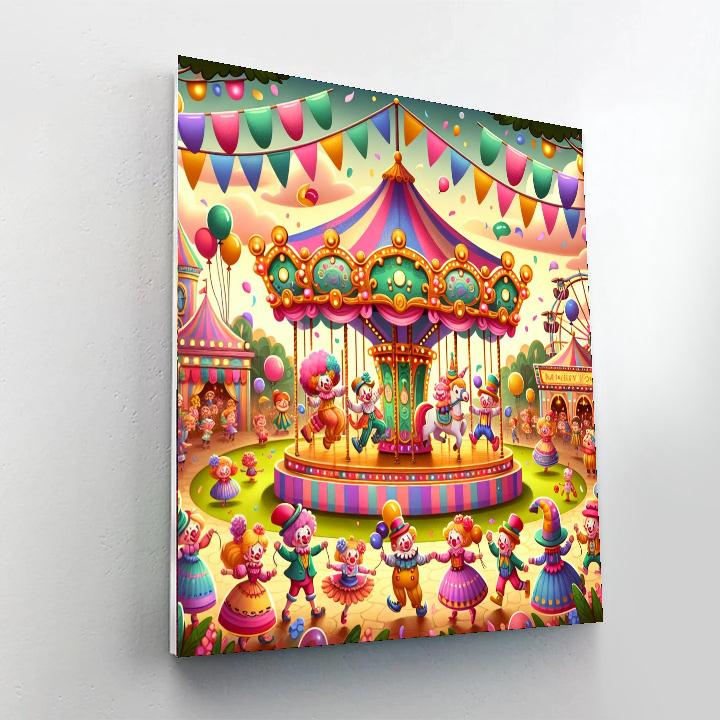 Magic Kingdom Carnival Painting Number Kit