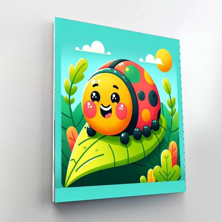 Bouncy Beetle Paint By Number