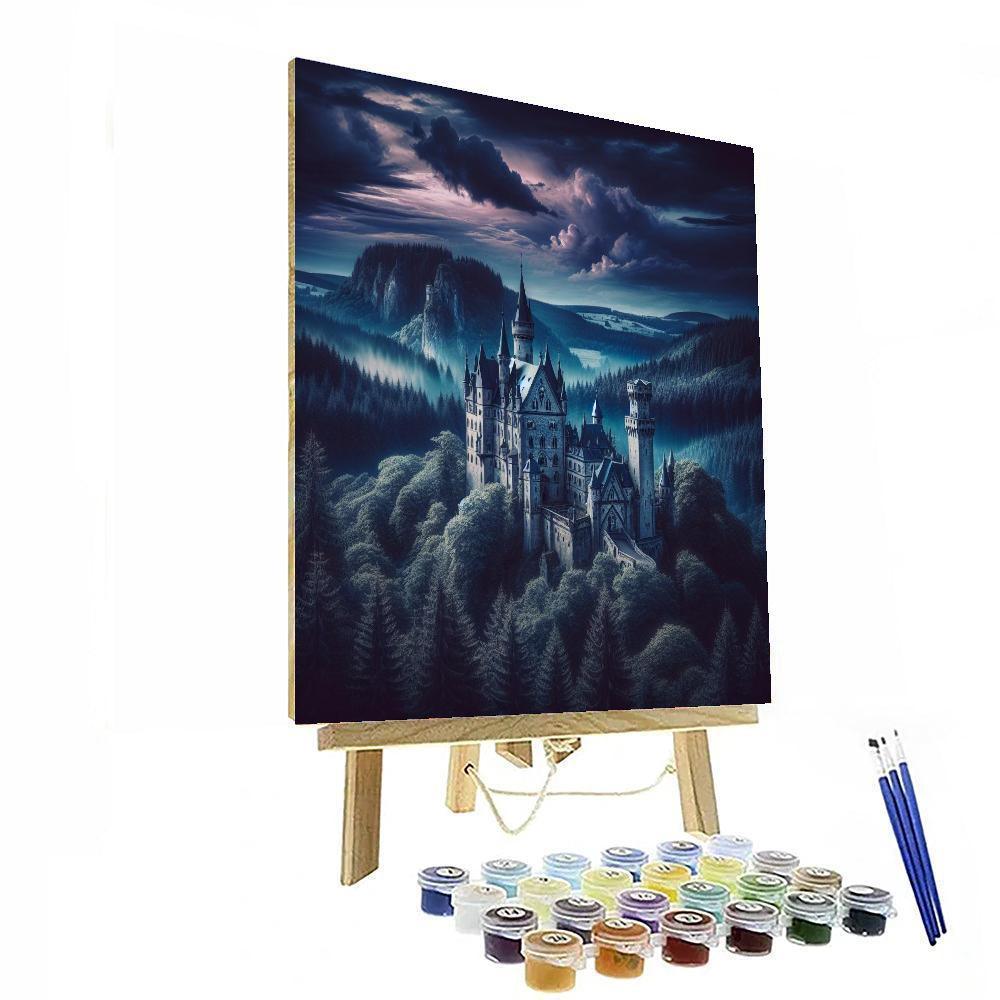 Gothic Fantasy Castle Paint By Numbers Art