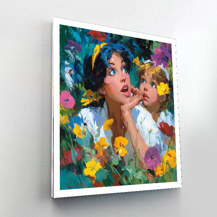 A Magical Garden Escape Numbered Painting Kits