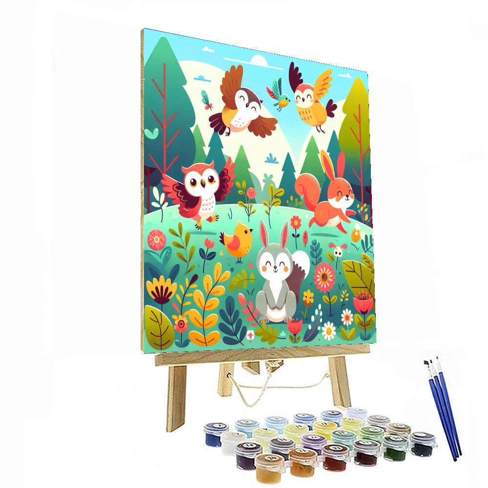 Magical Forest Frolic Paint By Color
