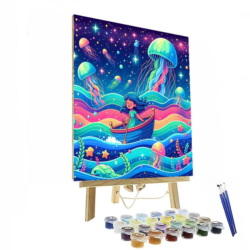 Enchanted Ocean Odyssey Painting Number Kit