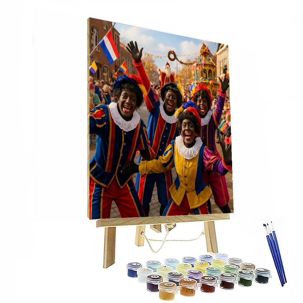 Zwarte Piet Festival - Netherlands DIY Paint By Numbers