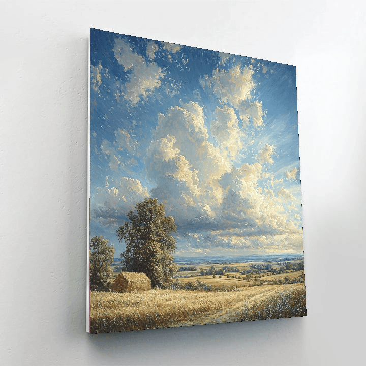 John Constable Inspired Serenity Of Clouds  Paint By Numbers Art