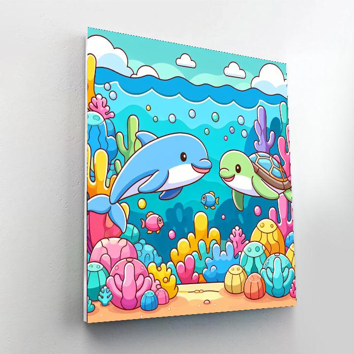 Coastal Critters Paint By Number