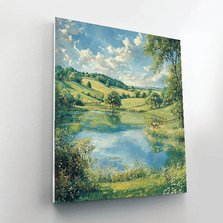John Constable Inspired Nature's Calm  Paint By Numbers