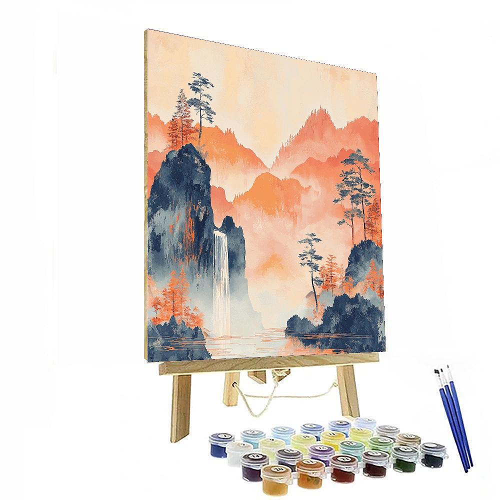 Zhao Mengfu Inspired The Dance Of Elements  Paint By Number