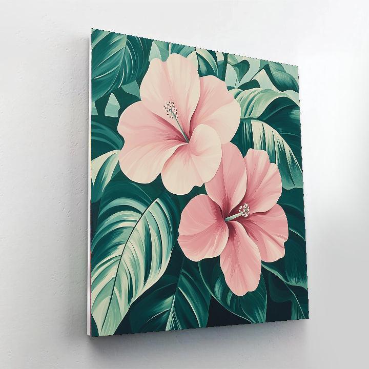 Georgia O'Keeffe Inspired Elysian Gardens  Paint By Numbers