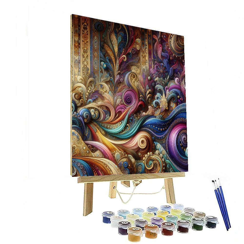 Chic Bohemian Dreamscape Painting Number Kit