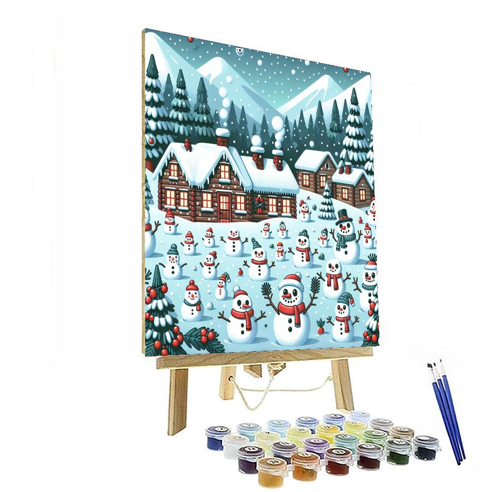 Frosty Fables Number Painting