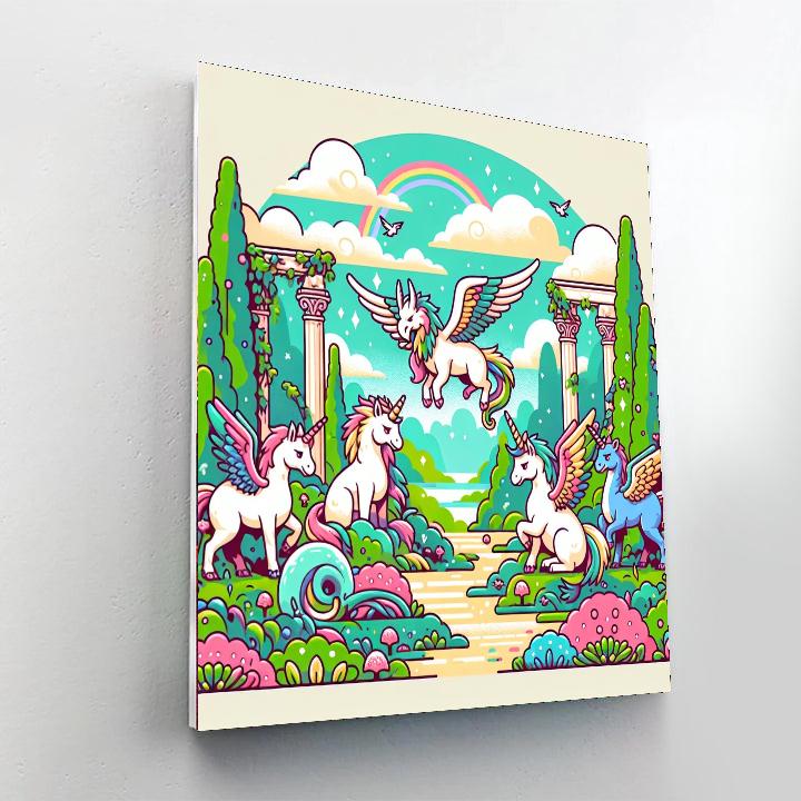Mystical Creature Haven Paint By Number