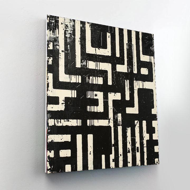 Banksy Inspired Disconnected Reality  DIY Paint By Numbers