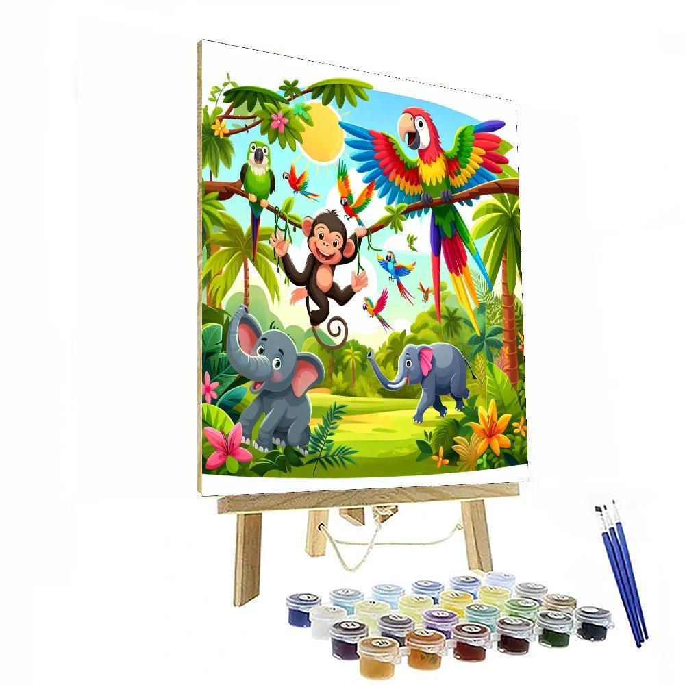 Daring Jungle Adventure Paint By Number