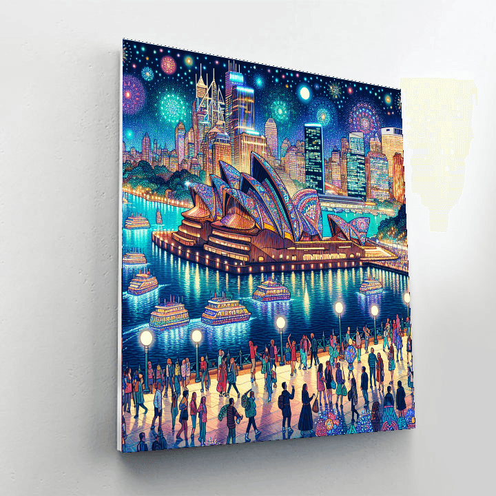 Sydney Vivid Festival - Australia Paint By Numbers Kits