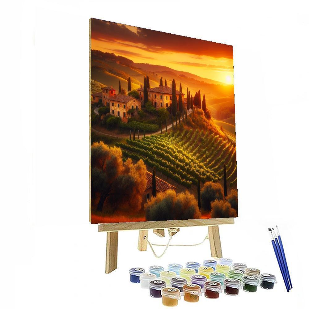 Classic Italian Countryside Painting By Numbers Kit