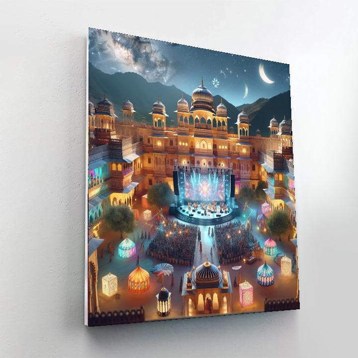 Magnetic Fields Festival - India Painting Number Kit