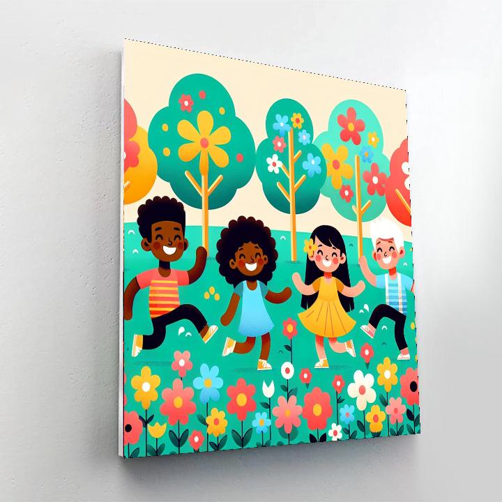 Gleeful Garden Celebration Paint By Numbers Kits