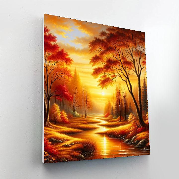 Breezy Autumn Afternoon Paint By Color