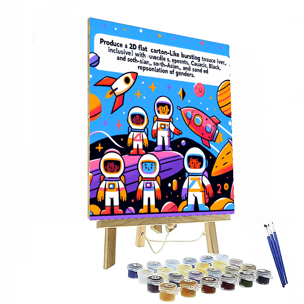 Space Rangers Quest Painting By Numbers Kit