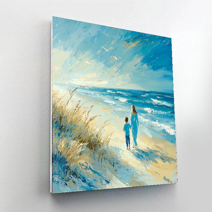 Gentle Waves Of Love Number Painting