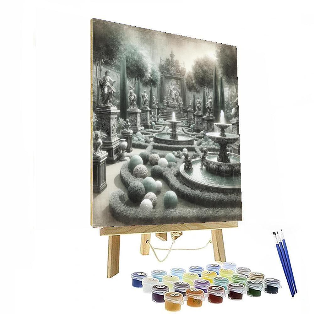 Ornamental Garden Path Paint By Numbers