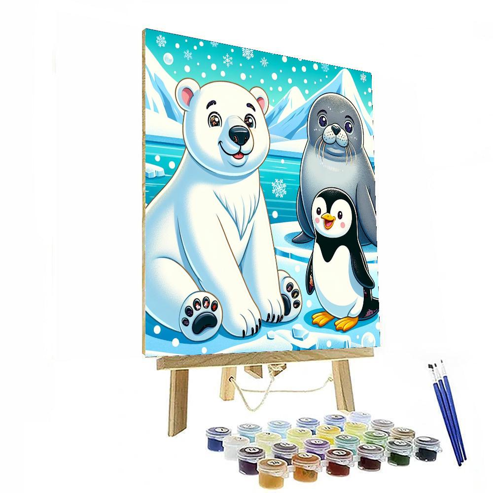 Amazing Arctic Adventure Number Painting