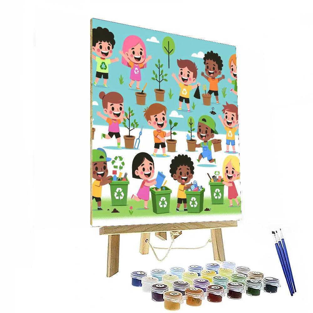 Eco Warriors Paint By Numbers Art