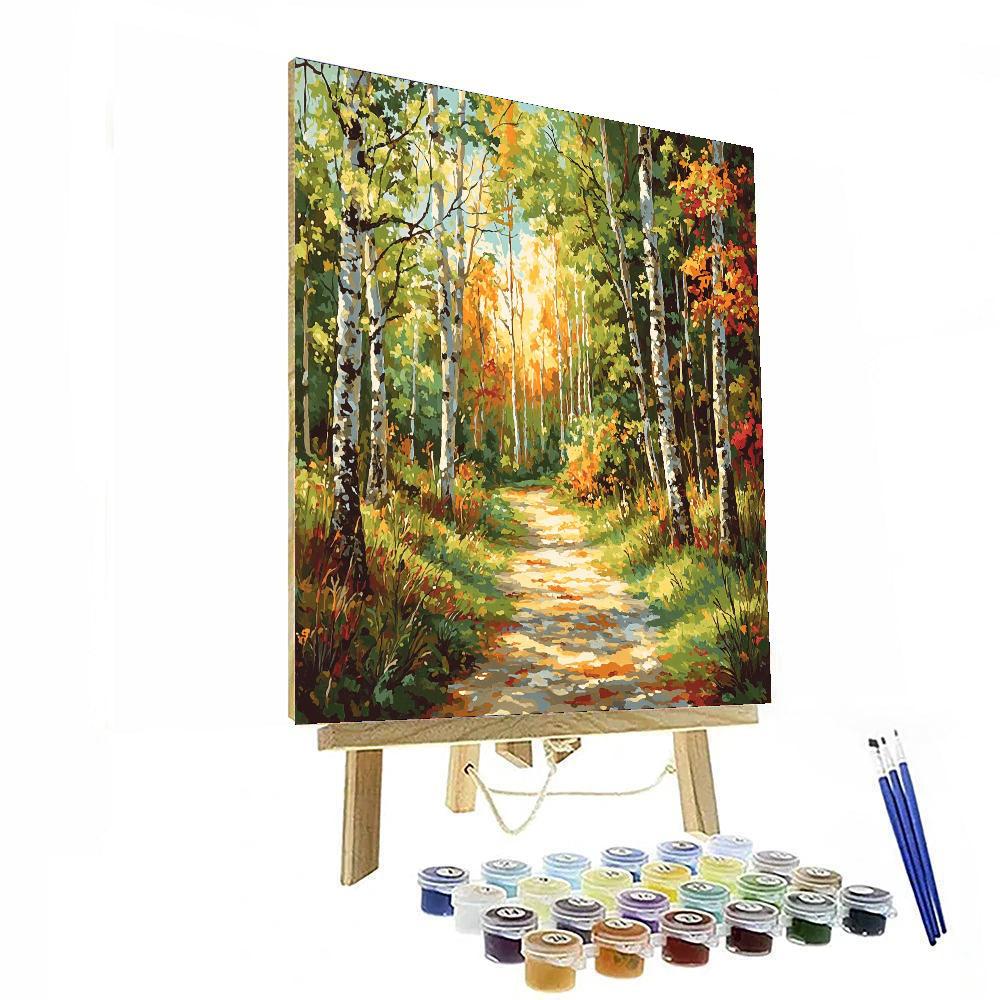 Mom And Me In The Forest Paint By Number