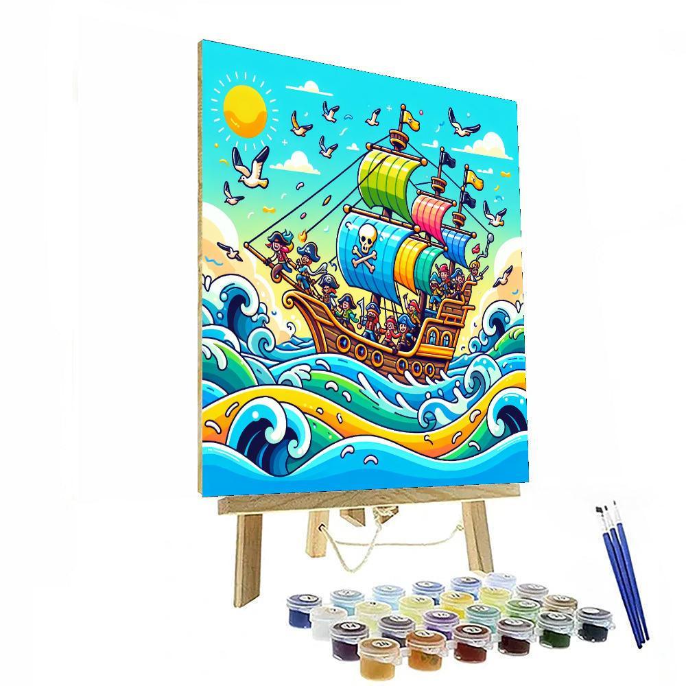 Daring Adventure On The Seas Painting By Numbers Kit
