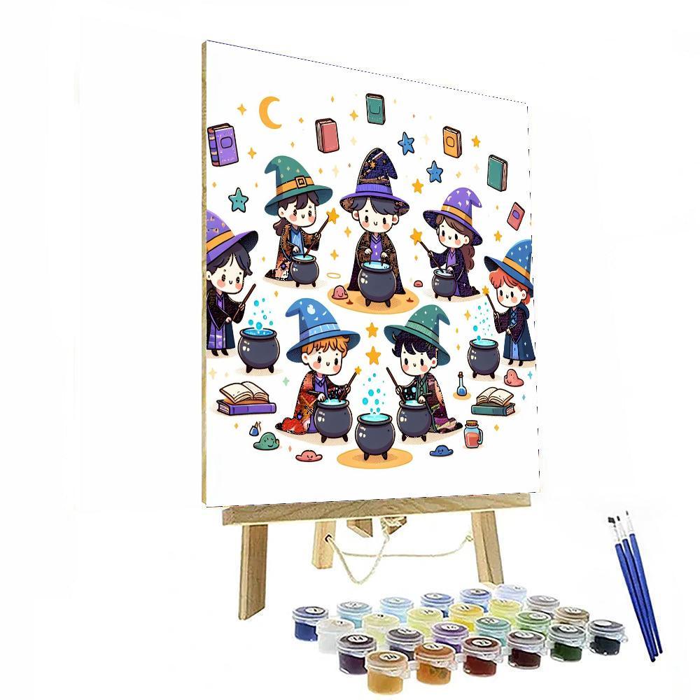 Magical Wizarding Academy Numbered Painting Kits