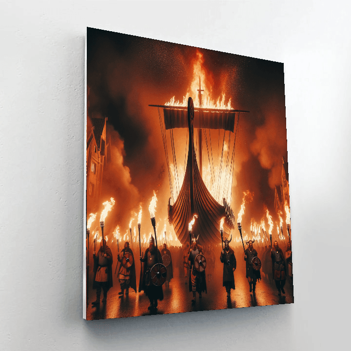 Up Helly Aa - Lerwick, Scotland Paint By Number