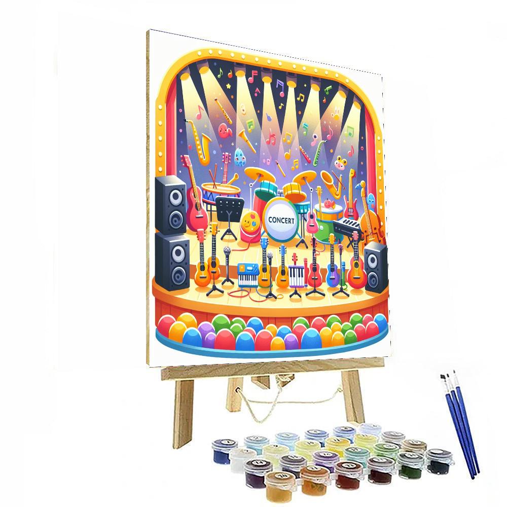 Musical Instruments Concert Paint By Number