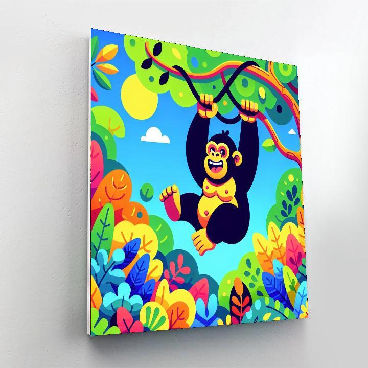 Gleeful Gorilla Numbered Painting Kits