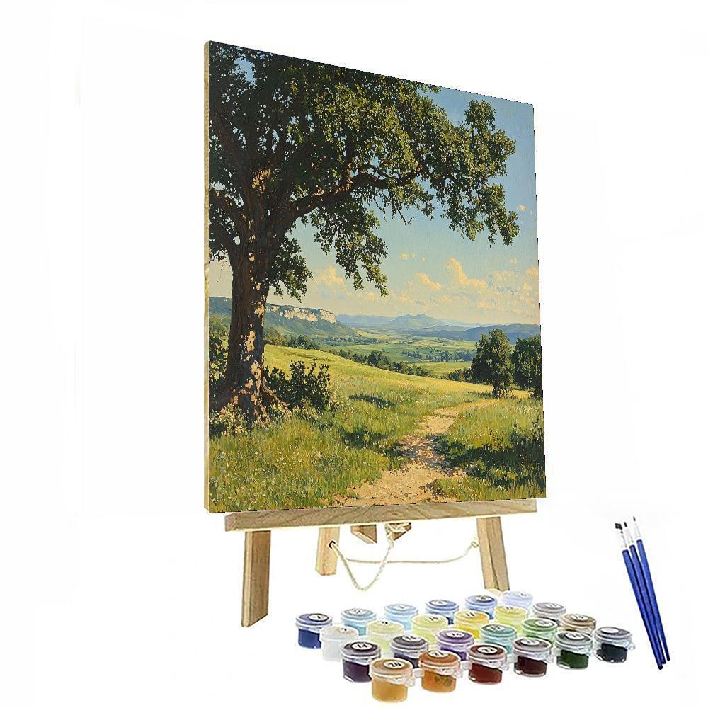 Albert Bierstadt Inspired Wild Prairie Serenade  Painting By Numbers Kit