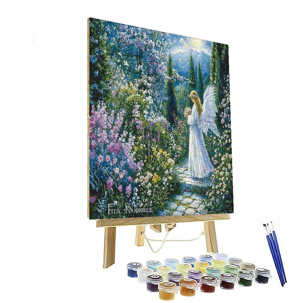 Fra Angelico Inspired Heavenly Garden  Painting By Numbers Kit
