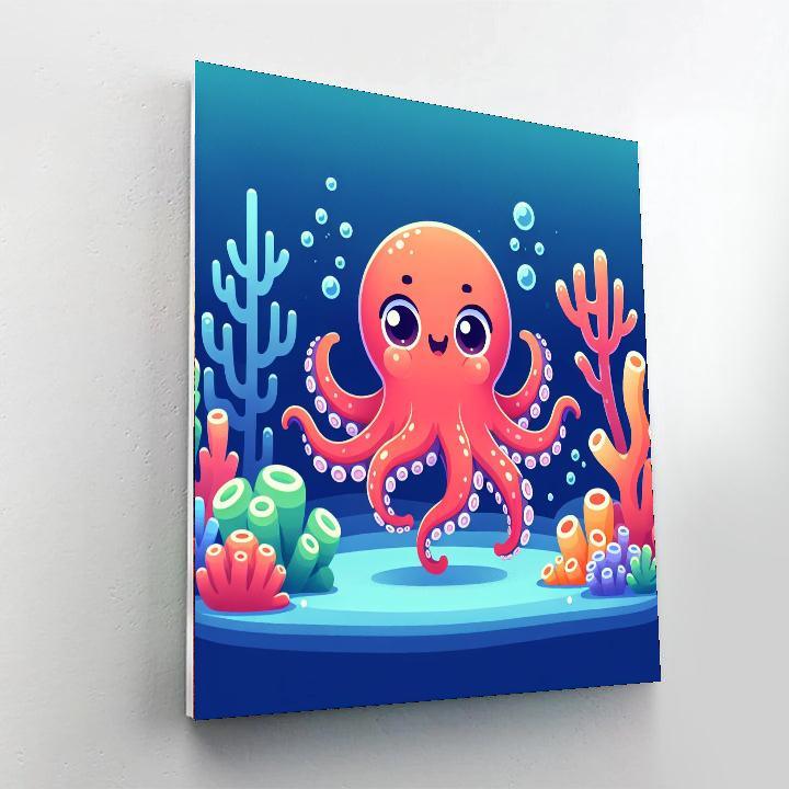 Exploring Octopus Numbered Painting Kits
