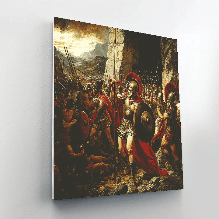 Jacques-Louis David Inspired Historic Battle Scene  Paint By Numbers Kits