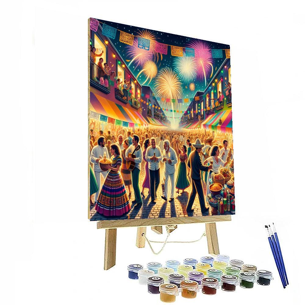 Año Nuevo Mexicano Paint By Color