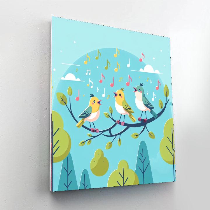 Singing Skylark Soiree Numbered Painting Kits