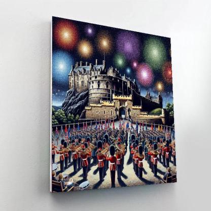 Edinburgh Military Tattoo - Edinburgh Numbered Painting Kits