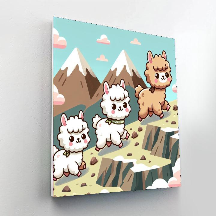 Adventurous Alpaca Ascent Paint By Color