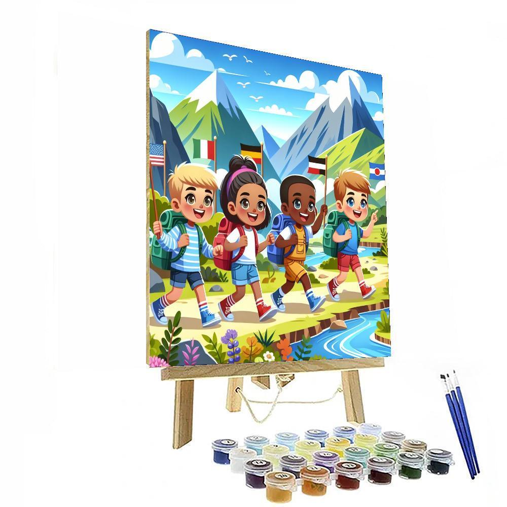 Adventurous Exploration Day Painting Number Kit