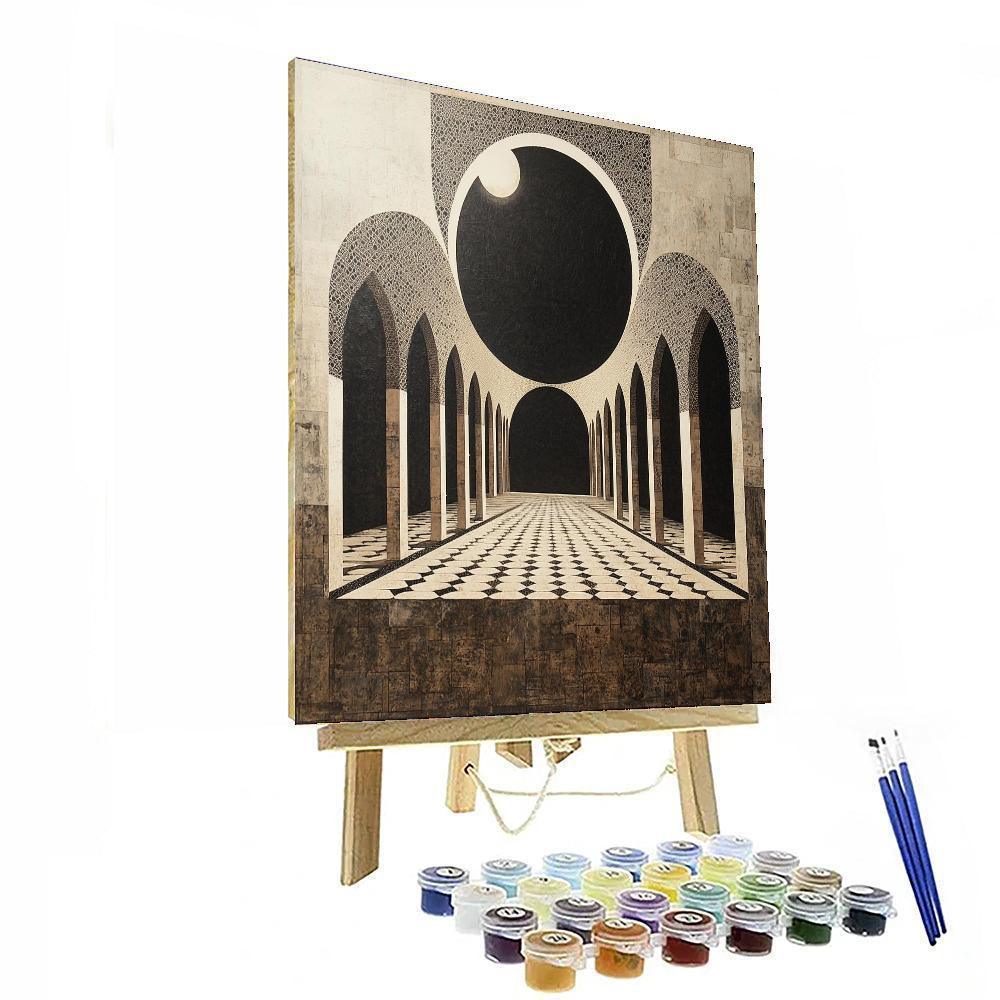 M.C. Escher Inspired Eclipse Of Patterns  Paint By Numbers Kits