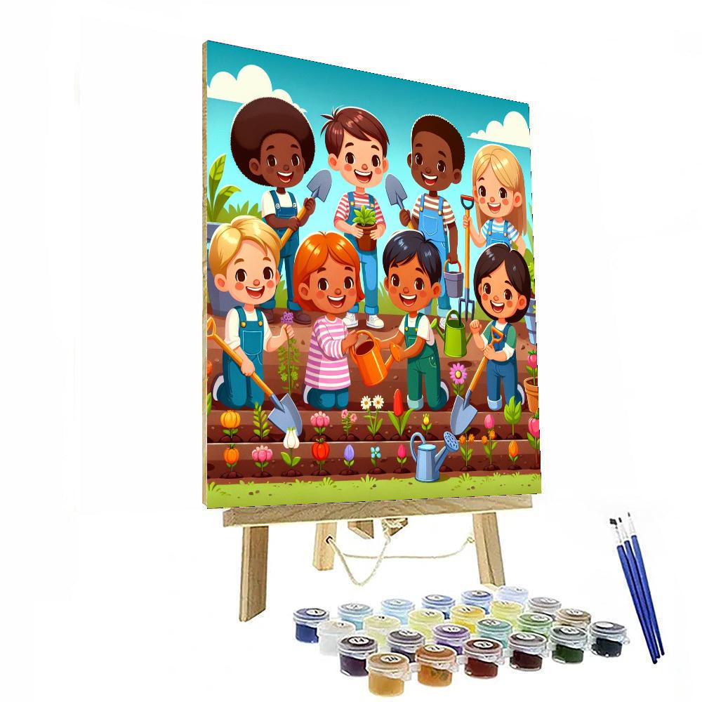 Gardening Fun Number Painting